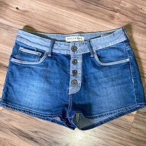 Bullhead denim co High Rise Button Fly Shorts (7)